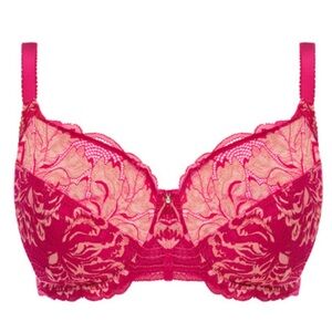 Fantasie Vibrant Pink Lace Bra